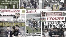 Le raté des Bleus contre la Tunisie fait jaser la presse française, toute l'Europe s'enflamme pour l'Argentine 
