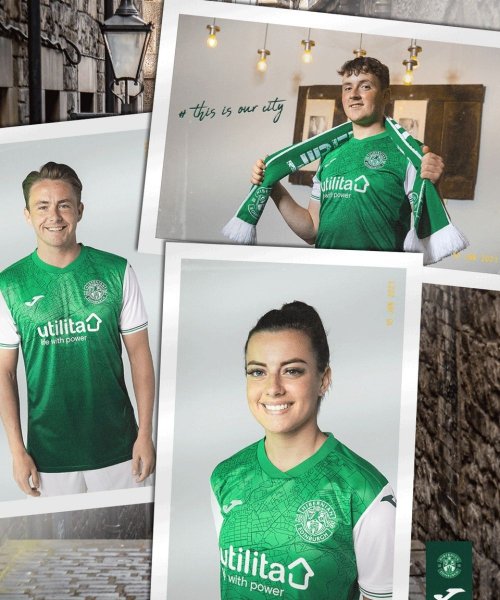 Le nouveau maillot domicile de l'Hibernian FC !