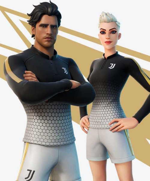 Le maillot de la Juventus Turin sur Fortnite