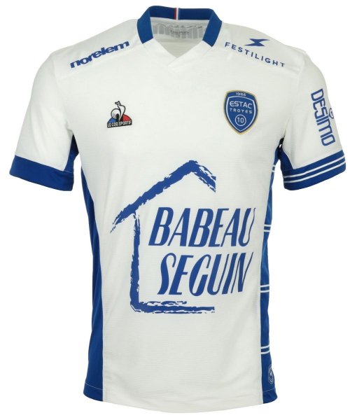 Le maillot extérieur de l'ESTAC Troyes 2021-2022