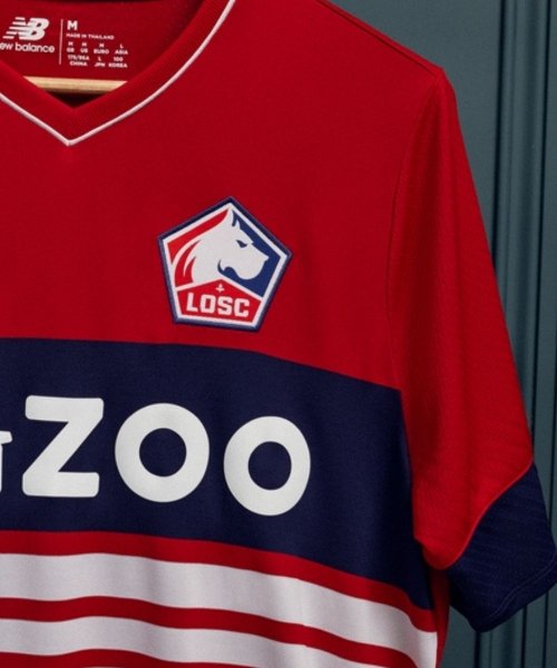 Le nouveau maillot domicile du LOSC Lille 2022-2023 par New Balance
