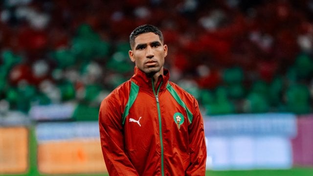 Achraf Hakimi avec le Maroc.