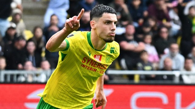 Matthis Abline marque un but face à l'OM
