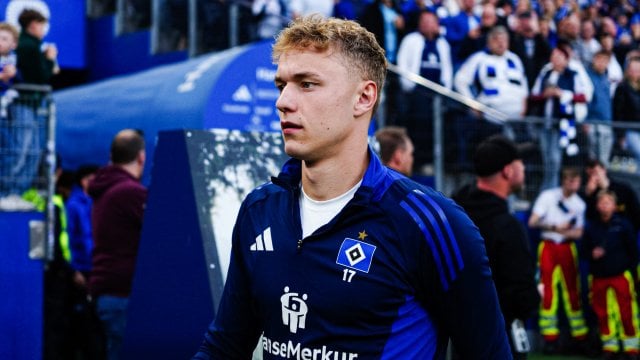 Adam Karabec bei seiner Leihe beim Hamburger SV