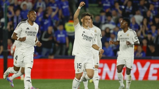 Arda Güler célèbre son but face à Getafe