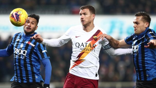 Edin Džeko ha visto portería con la AS Roma