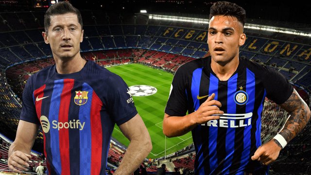 Lewandowski y Lautaro