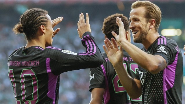 Los jugadores del Bayern Múnich celebran un gol
