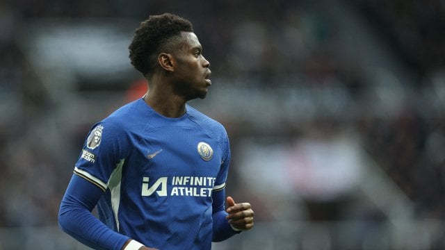 Benoît Badiashile avec Chelsea