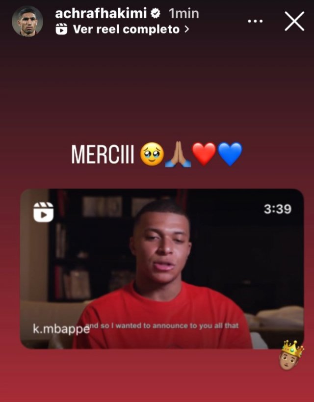 Achraf Hakimi et Kylian Mbappé