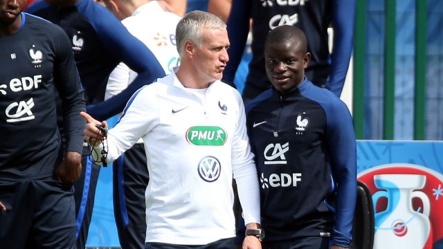Didier Deschamps et N'Golo Kanté