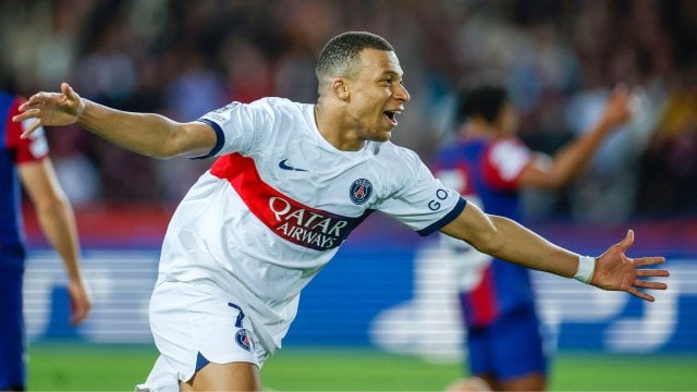 Kylian Mbappé avec le PSG