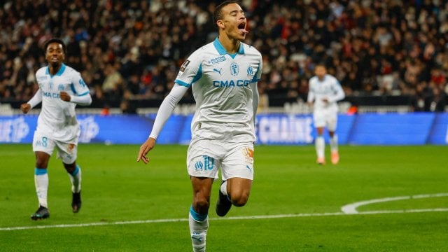 Mason Greenwood avec l'OM