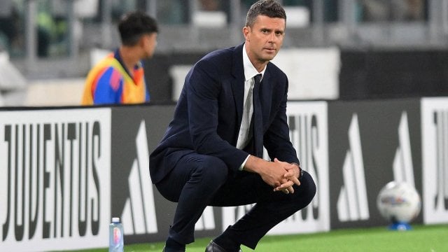 Thiago Motta sur le banc de la Juventus