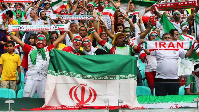 Supporters fans de l'Iran à la Coupe du Monde 2014