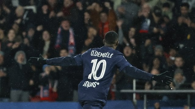 Ousmane Dembélé, avec le PSG