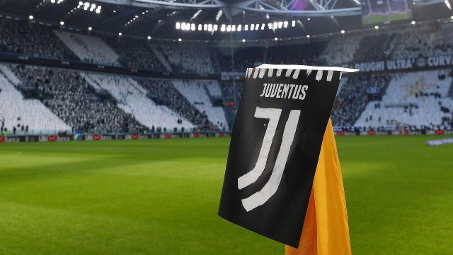 Le logo de la Juventus à l'Allianz Stadium