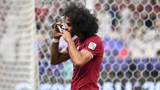 Akram Afif avec le Qatar