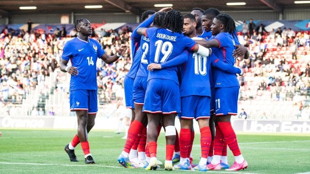 L'équipe de France Espoirs