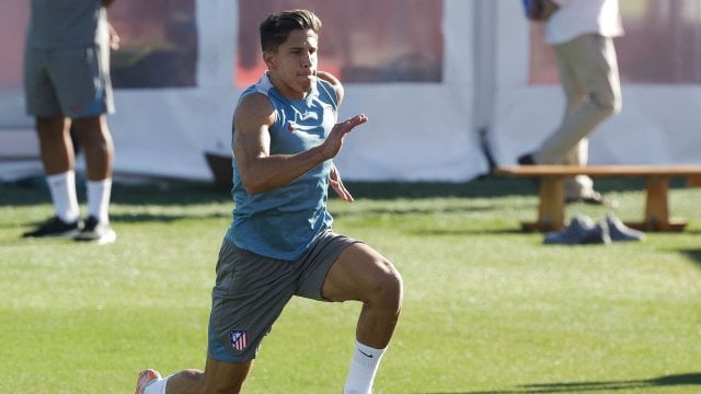 Giuliano Simeone à l'entraînement avec l'Atlético