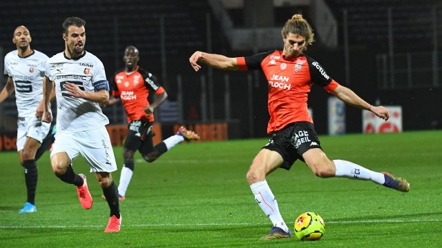 Pierre-Yves Hamel avec Lorient en Ligue 1