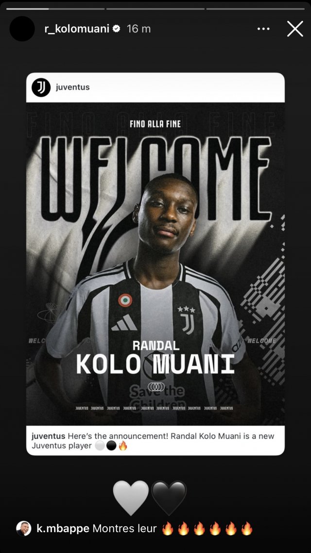 Le message de Kylian Mbappé à Randal Kolo Muani