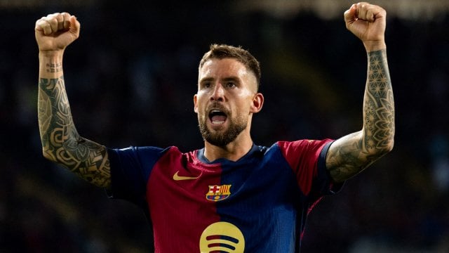 Íñigo Martínez celebra un gol