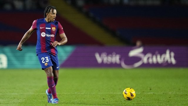 Jules Koundé avec le Barça