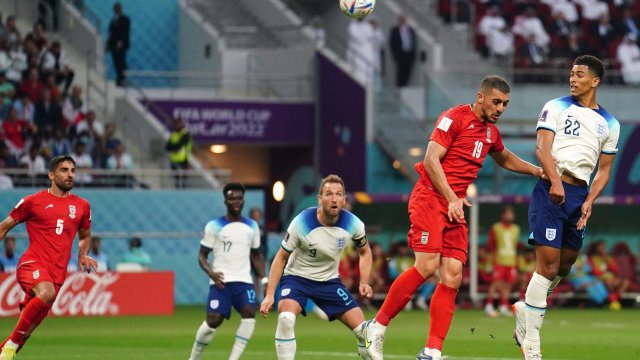 Jude Bellingham, buteur avec l'Angleterre contre l'Iran au Mondial 2022