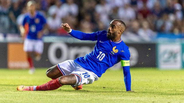 Alexandre Lacazette, le capitaine de l'équipe de France Olympique