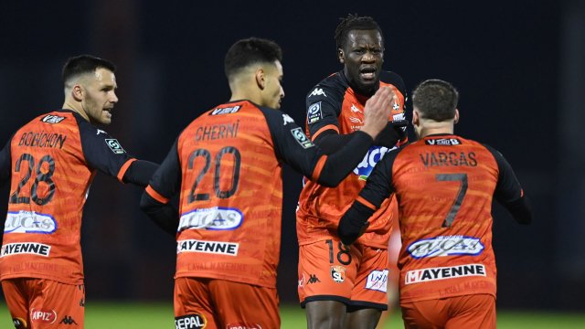 Les joueurs du Stade Lavallois