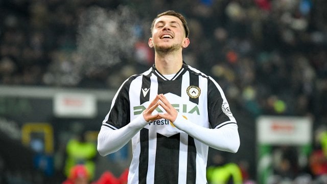 Lazar Samardžić avec l'Udinese