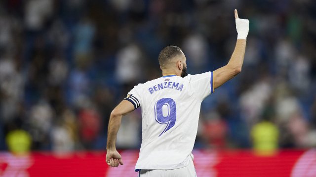 Karim Benzema a inscrit un triplé face au Celta de Vigo, le 12 septembre 2021.