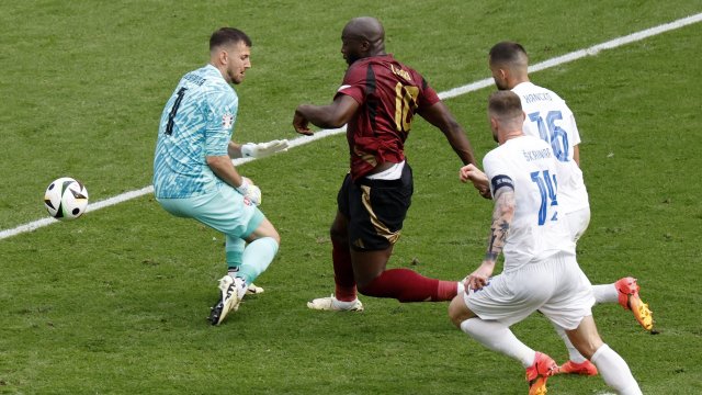 Lukaku a loupé de nombreuses occasions face à la Slovaquie