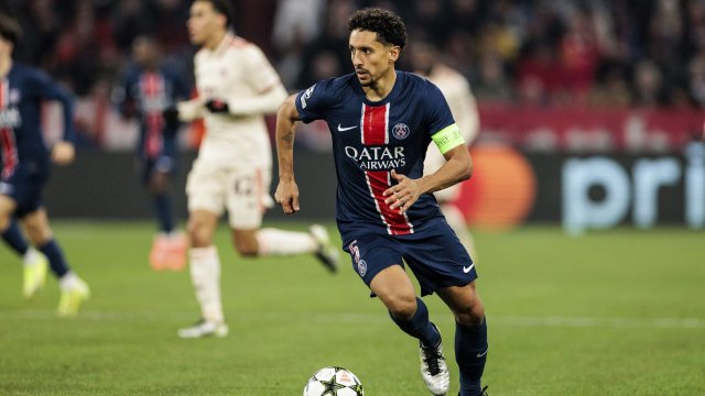 Marquinhos, ici face au Bayern Munich