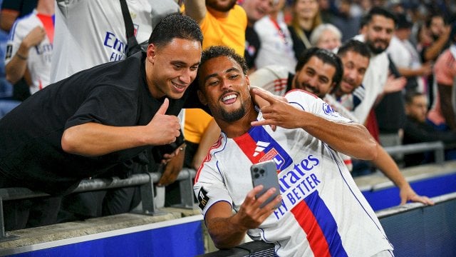 Ruben Kluivert avec l'OL