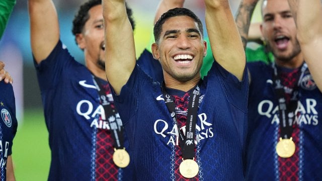 Achraf Hakimi avec le PSG