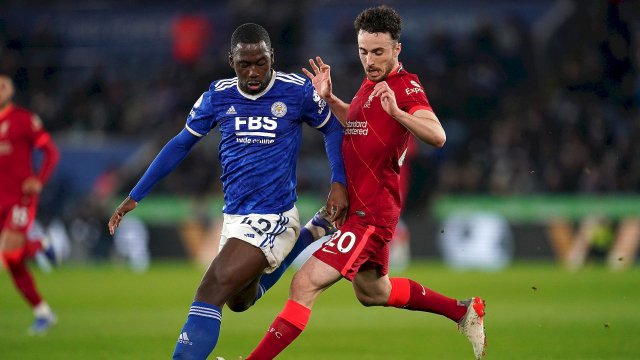 Boubakary Soumaré (Leicester) face à Diogo Jota (Liverpool)