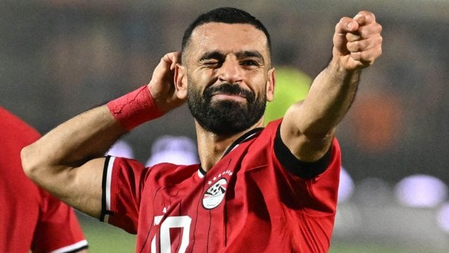 Mohamed Salah avec l'Egypte