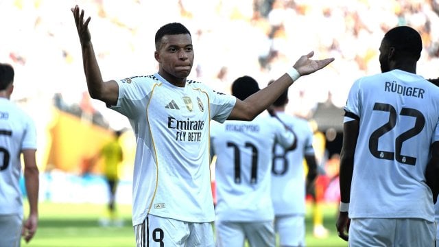 Kylian Mbappé lors du match face au Borussia Dortmund au Mondial des Clubs