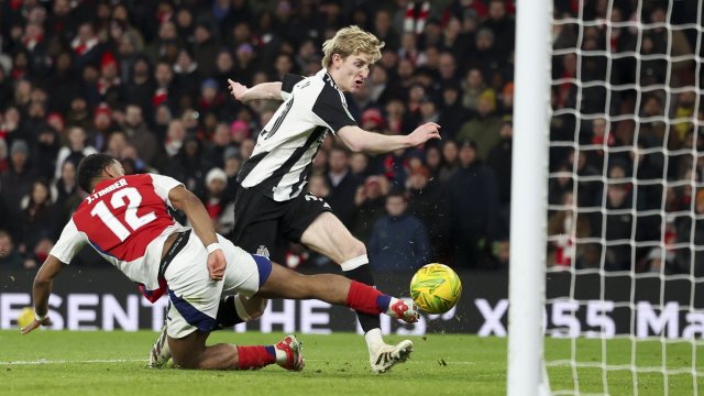 Anthony Gordon, buteur contre Arsenal