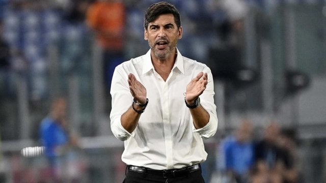 Paulo Fonseca con el AC Milan