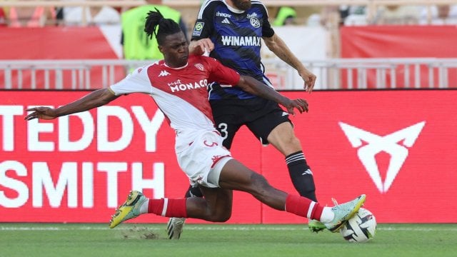 Wilfried Singo sous les couleurs de l'AS Monaco