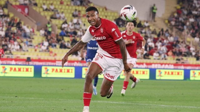 Ismail Jakobs sous les couleurs de l'AS Monaco