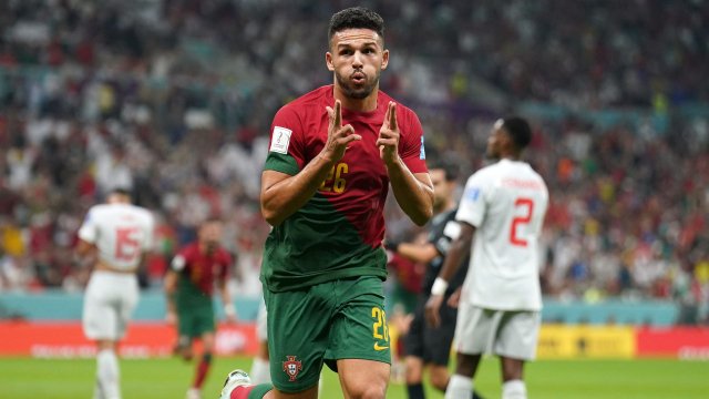 Le Portugal a ouvert le score grâce à Gonçalo Ramos