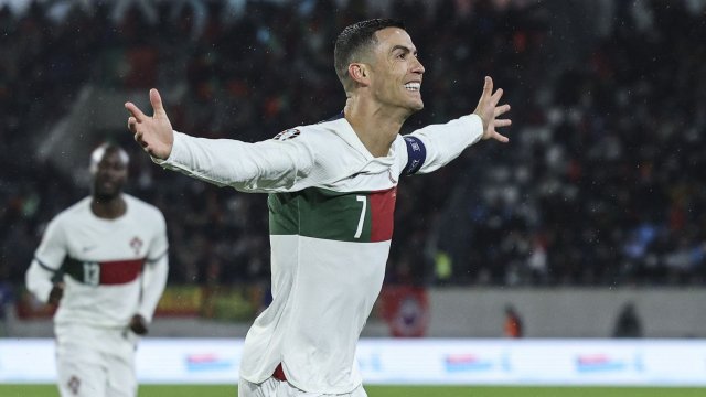 Cristiano Ronaldo a ouvert le score au Luxembourg