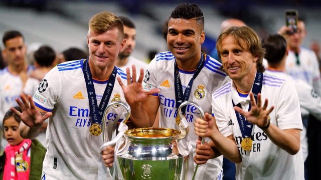 Kroos, Casemiro et Modric