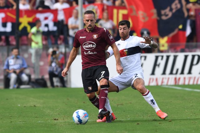 Franck Ribéry face au Genoa