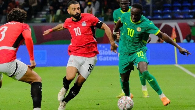 Mohamed Salah et Sadio Mané Egypte Sénégal