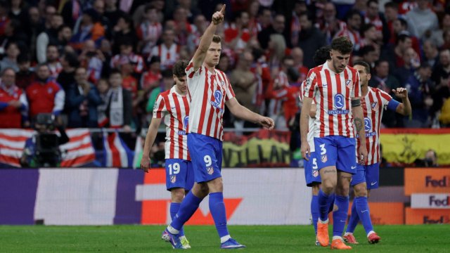 Alexander Sörloth con el Atleti.